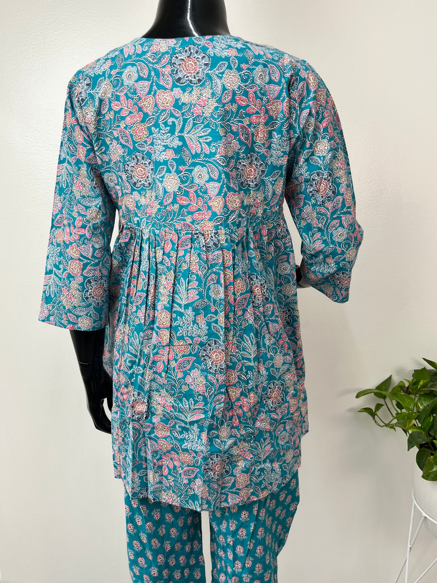 Blue Pure Cotton Feeding Co-ord Set