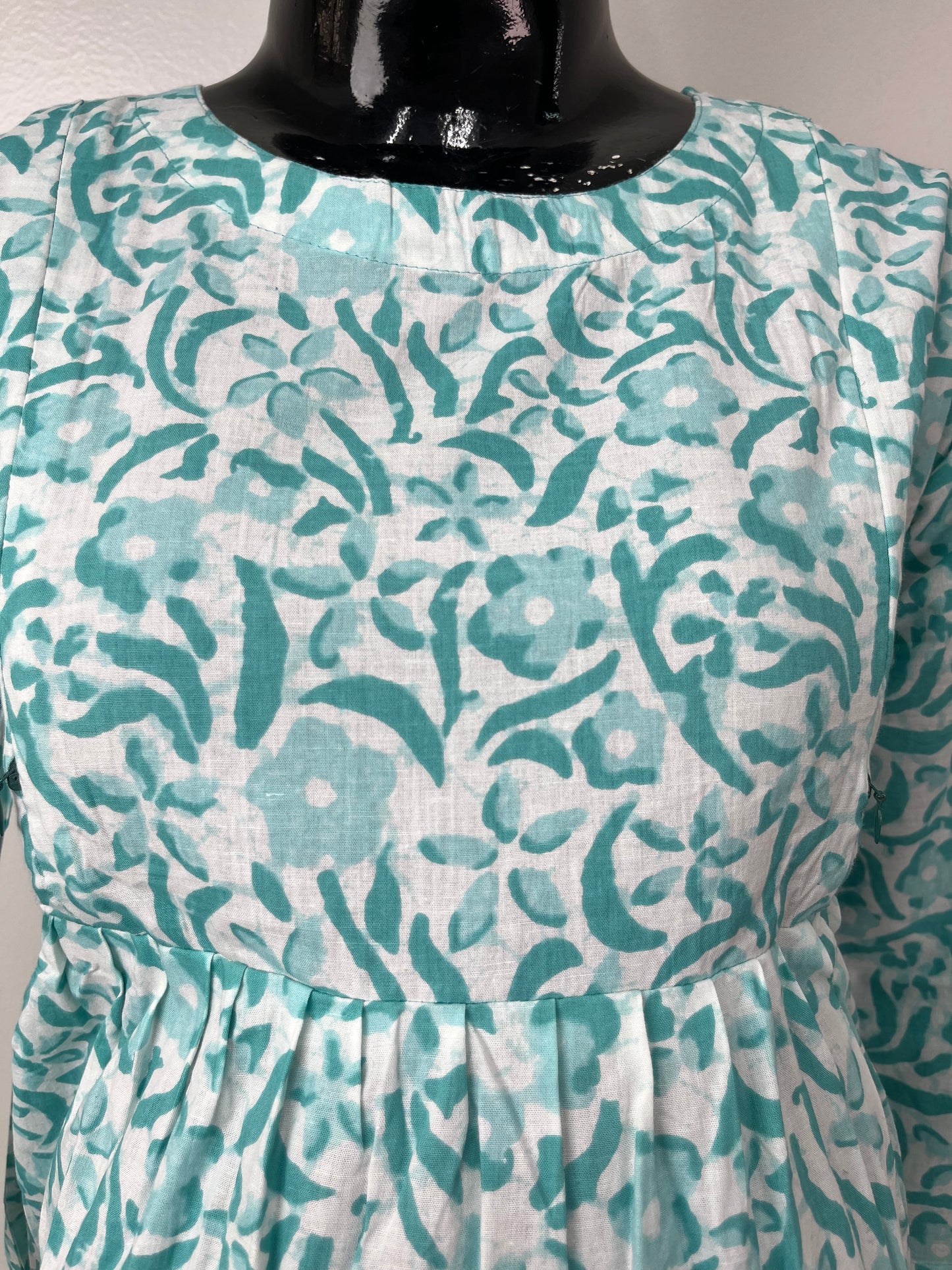 Sky Blue Pure Cotton Fabric Maternity Co-ord Set.
