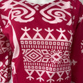 Tribal Red Maze Pure Cotton Loungewear Set