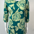 Emerald Bloom Pure Cotton Co-ord Set