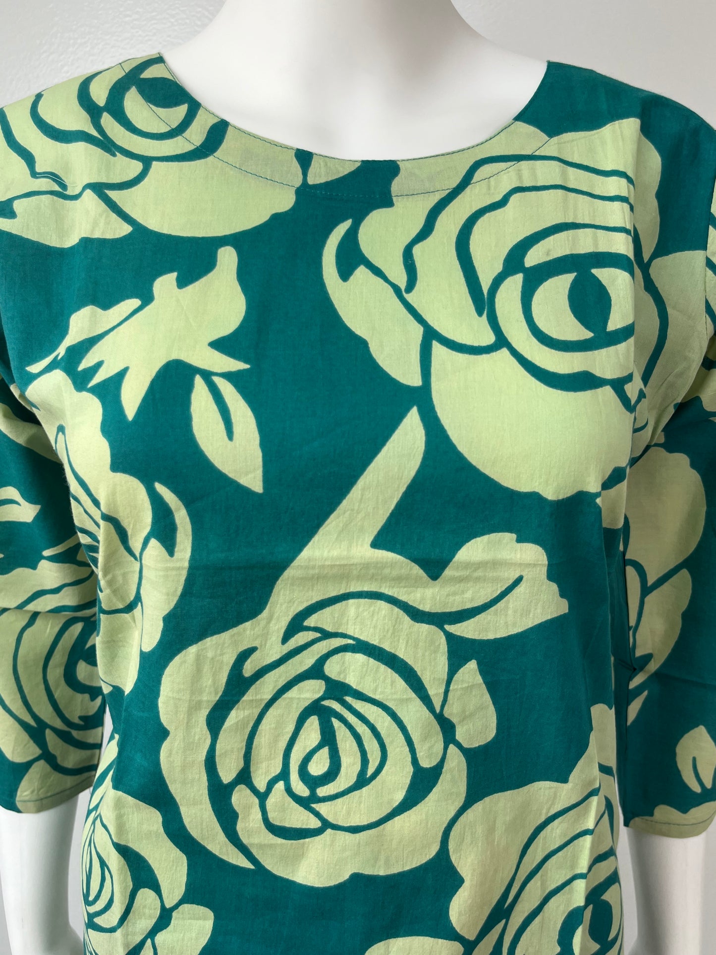 Emerald Bloom Pure Cotton Co-ord Set