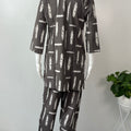 Grey Mirage Rayon Fabric Co-ord Set