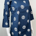 Indigo Heritage Pure Cotton Fabric Co-ord Set