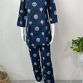 Indigo Heritage Pure Cotton Fabric Co-ord Set