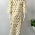 Lemon Meadow Pure Cotton Co-ord Set