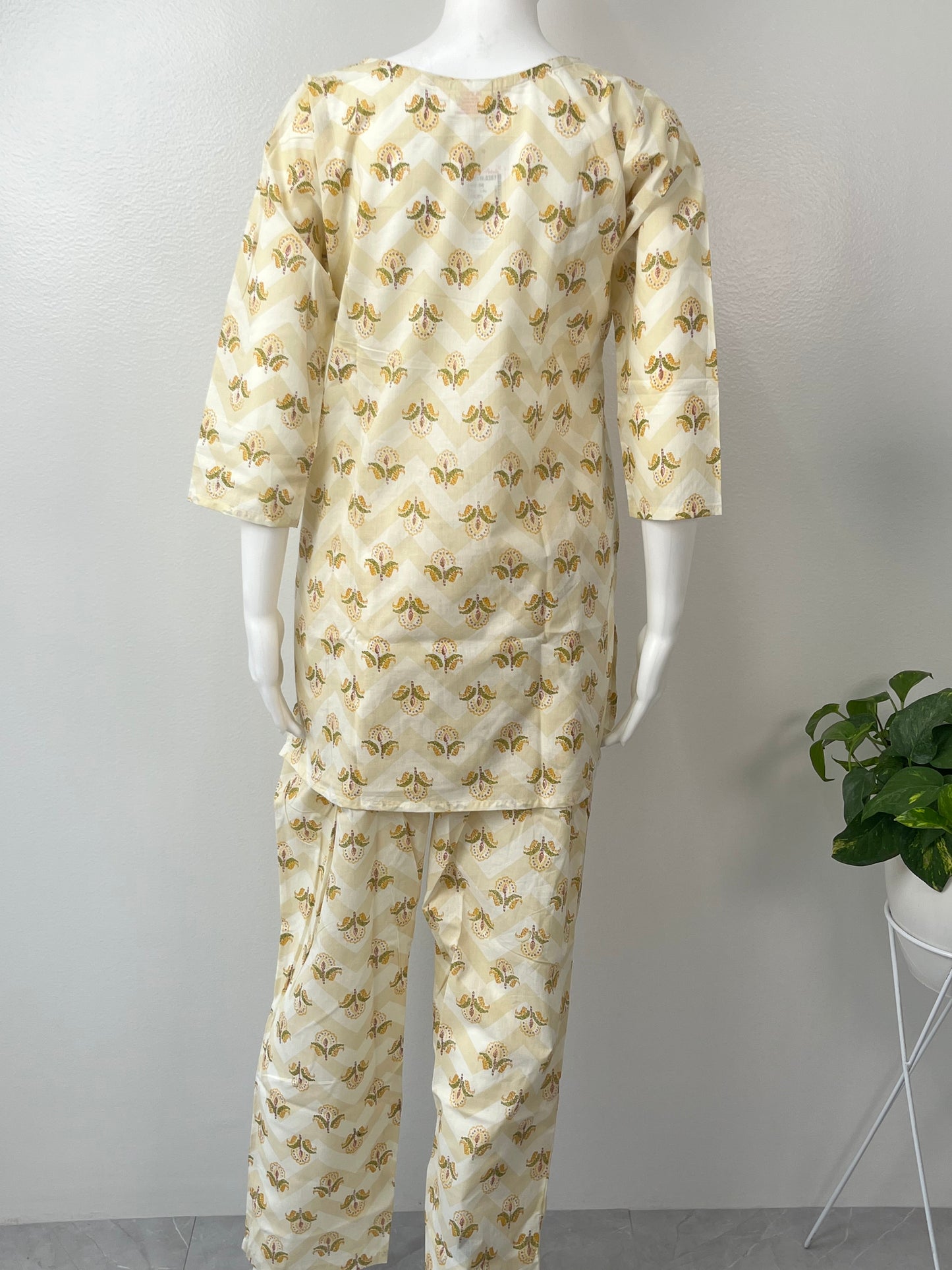 Lemon Meadow Pure Cotton Co-ord Set