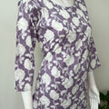 Lightweight Cotton Nightwear Set- Lavender