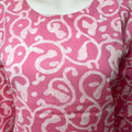 Pink Women's Cotton Co-ord Night Suit