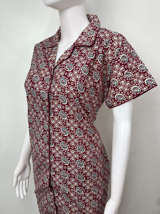 Relaxed Cotton Shirt & Pant Night Suit