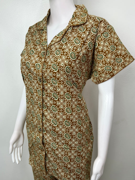 Comfort Fit Cotton Night Suit- Half Sleeves