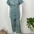 Women's Cotton Night Suit with Shirt & Pants