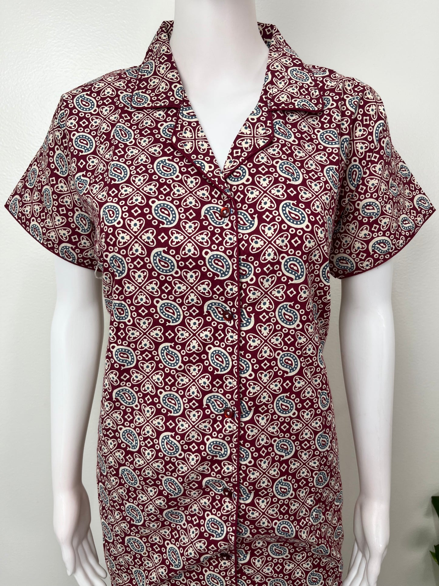 Relaxed Cotton Shirt & Pant Night Suit