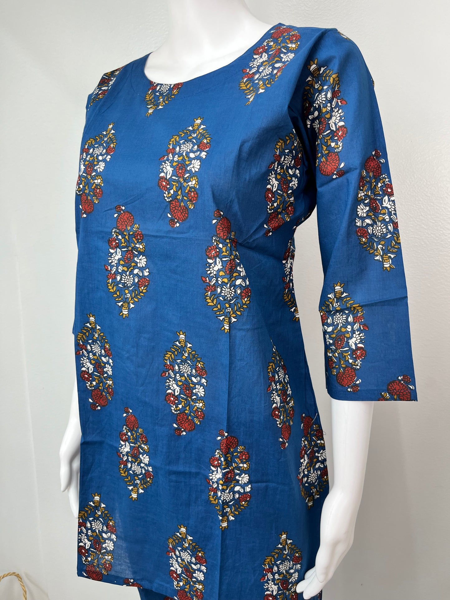 Blue Pure Cotton Night Suit