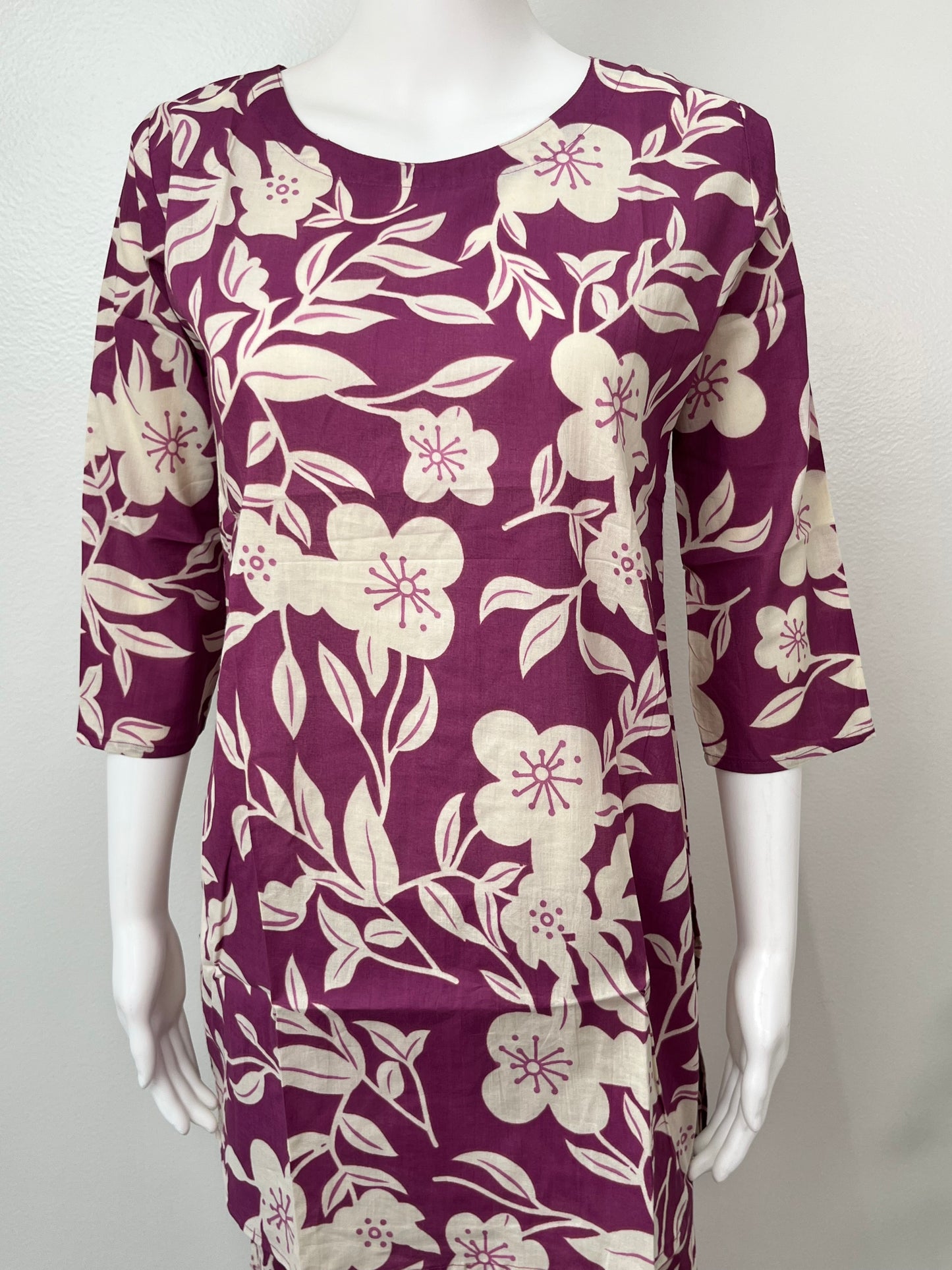 Berry Floral Cotton Lounge Set