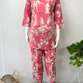 Peachy Bliss Pure Cotton Night Suit