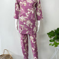 Lilac Grove Pure Cotton Nightwear Set