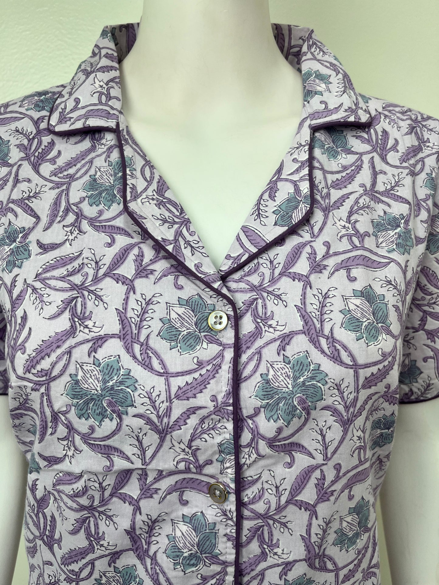 Comfort Fit Cotton Night Suit- Half Sleeves