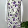 Lavender Field Sleeveless Cotton Co-ord Night Suit
