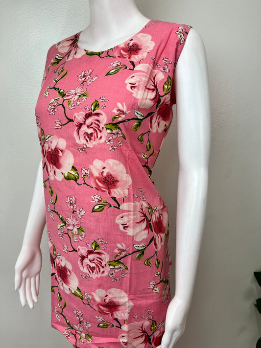 Casual Cotton Nightwear Co-ord- Sleeveless Style
