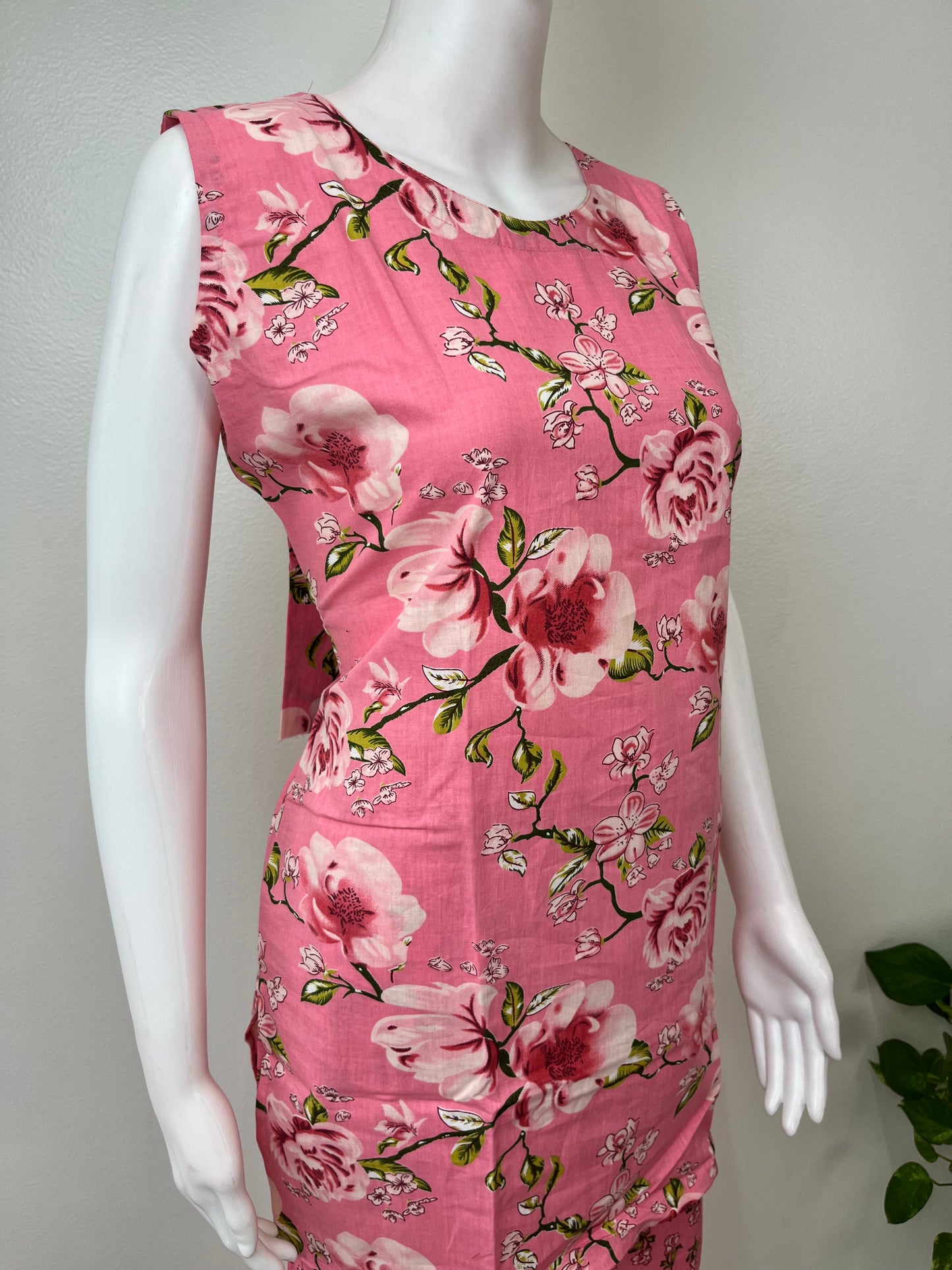 Casual Cotton Nightwear Co-ord- Sleeveless Style