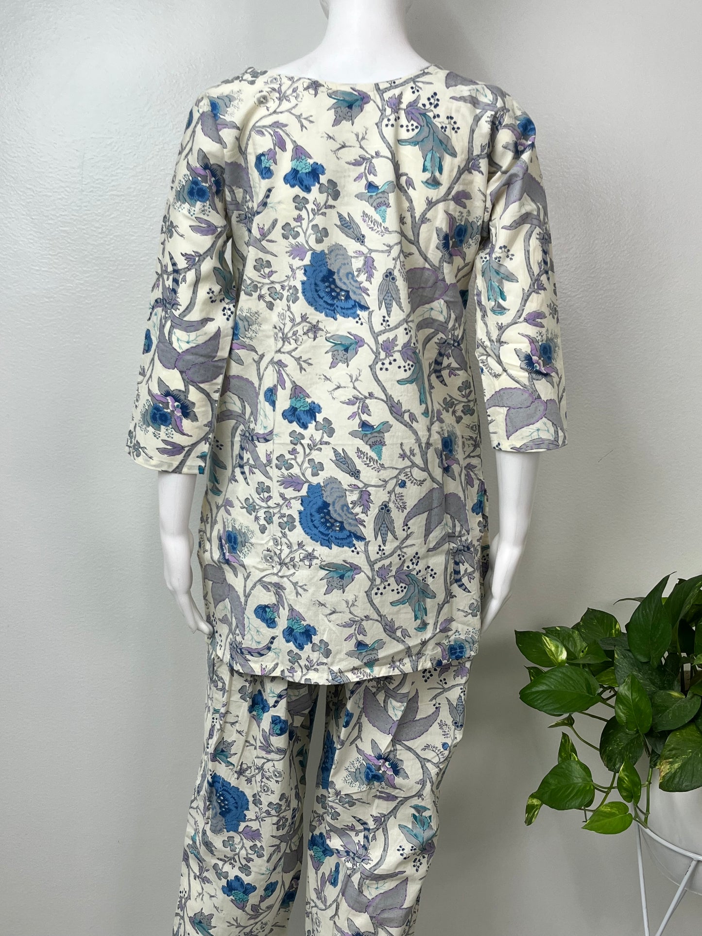 Sky Garden Pure Cotton Night Suit
