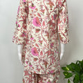 Blush Bloom Pure Cotton Night Suit