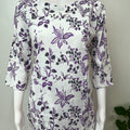 Purple Women's Cotton Co-ord Night Suit