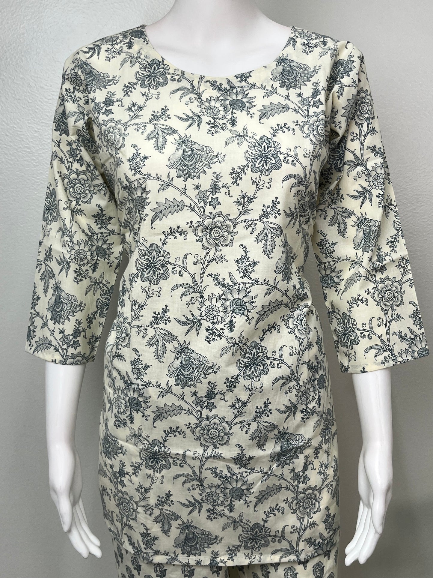 Flora Printed Pure Cotton Nightwear Co-Ord