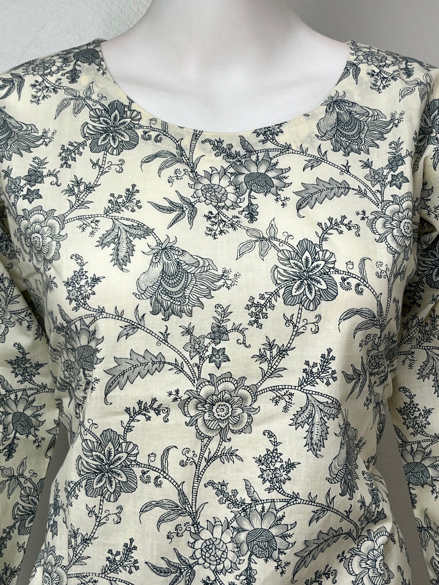 Flora Printed Pure Cotton Nightwear Co-Ord