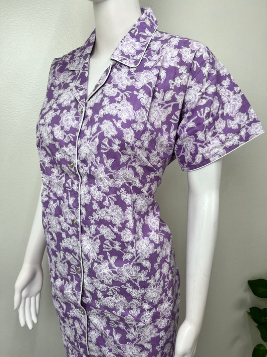 Women's Cotton Night Suit with Shirt & Pants