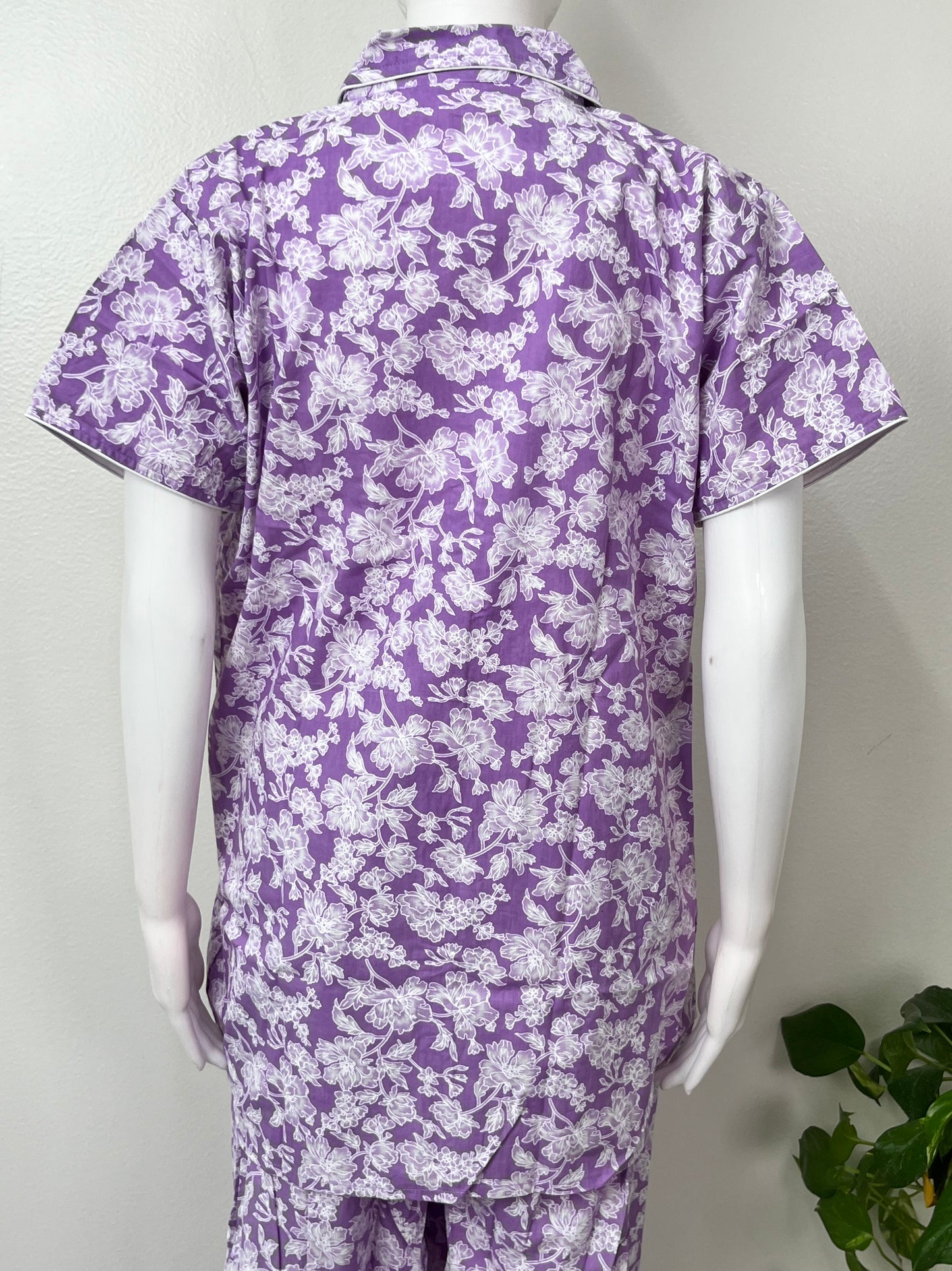 Women's Cotton Night Suit with Shirt & Pants