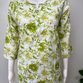 Casual Cotton Nightwear Co-Ord - Lime Green