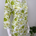Casual Cotton Nightwear Co-Ord - Lime Green