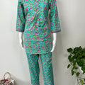 Women's Night Suit in Cotton- Relaxed Co-ord Style
