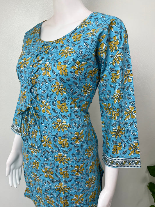 Relaxed Fit Cotton Night Suit Top & Botton Set