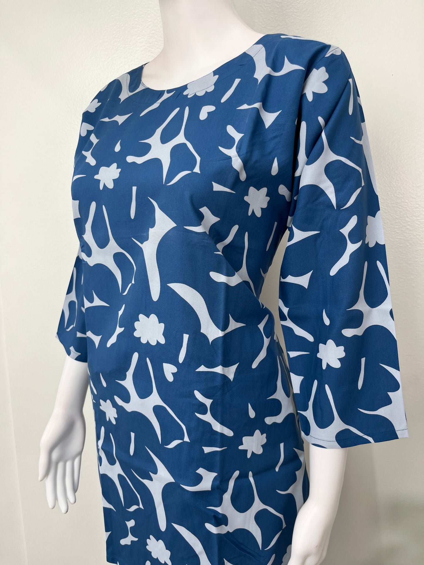 Royal Blue Rayon Fabric Loungewear