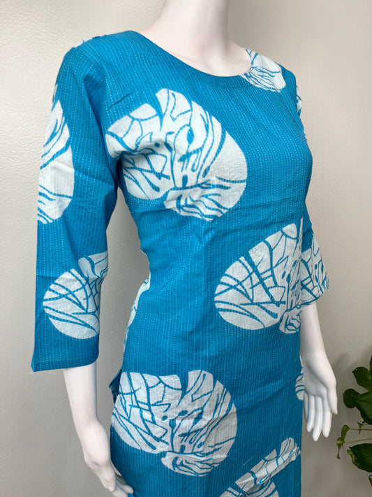 Elegant Blue Nightwear Set