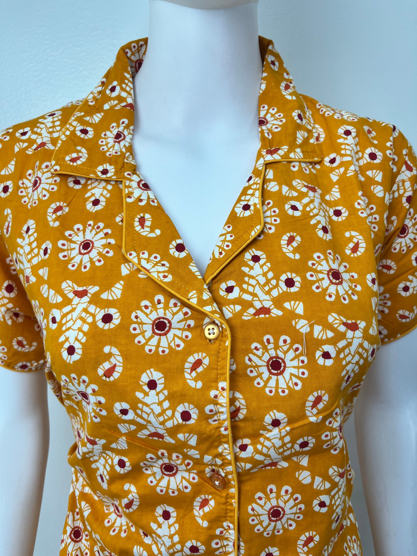 Relaxed Cotton Shirt & Pant Night Suit