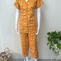Relaxed Cotton Shirt & Pant Night Suit