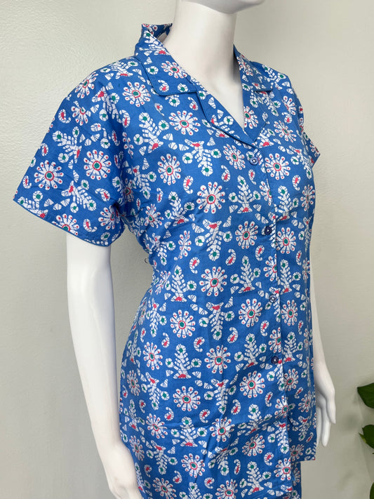 Printed Cotton Nighty Suit