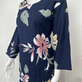 Floral Garden Nightwear Set in Navy