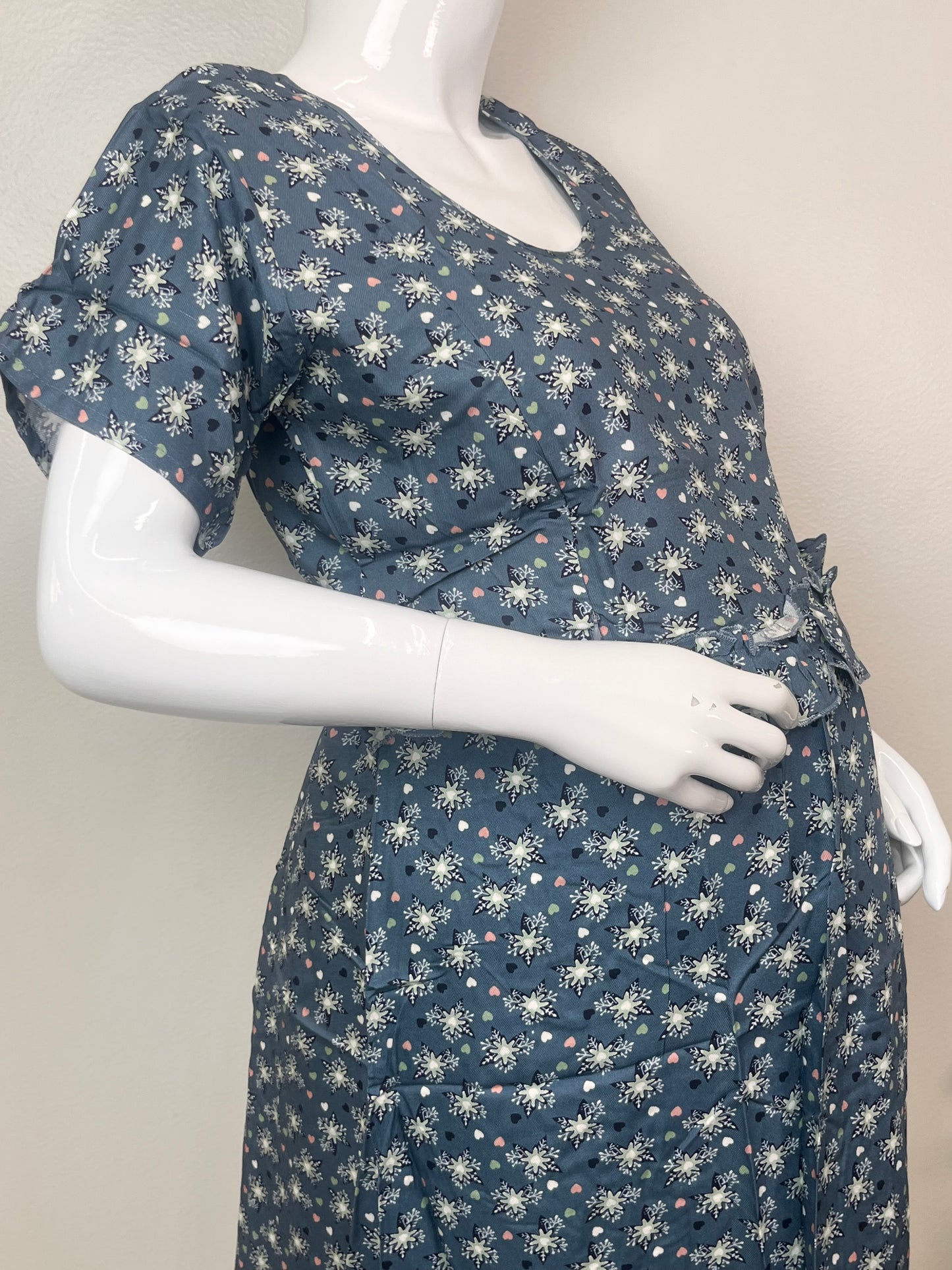 Soft Feel Rayon Fabric Maternity Gown