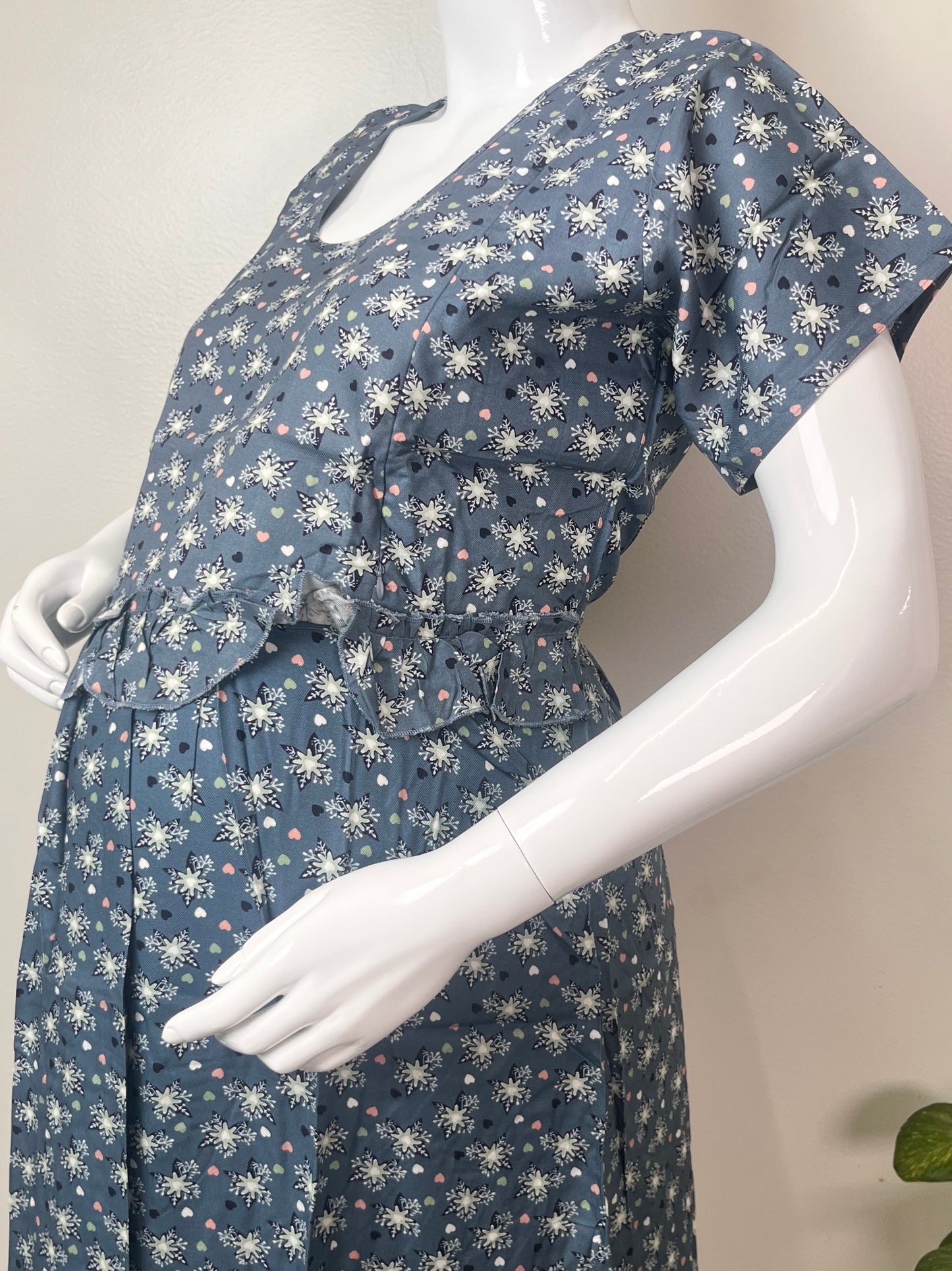 Soft Feel Rayon Fabric Maternity Gown