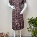 Comfortable Pregnancy Rayon Fabric Night Gown with Nursing Zip