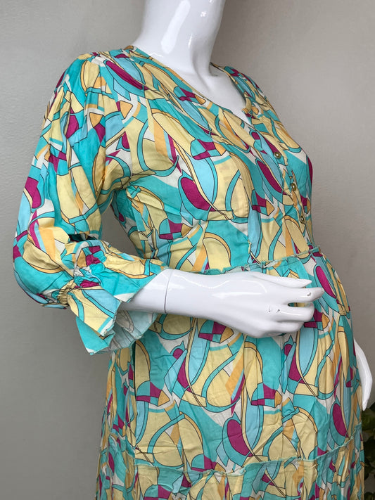 Pregnancy and Nursing Rayon Fabric Gown
