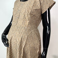 Pure Cotton Beige Feeding Gown for Women