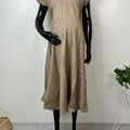 Pure Cotton Beige Feeding Gown for Women
