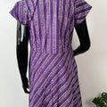 Purple Soft & Breathable Pure Cotton Maternity Gown