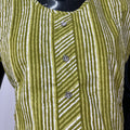 Pure Cotton Yellow Maternity Gown for Women