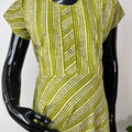 Pure Cotton Yellow Maternity Gown for Women